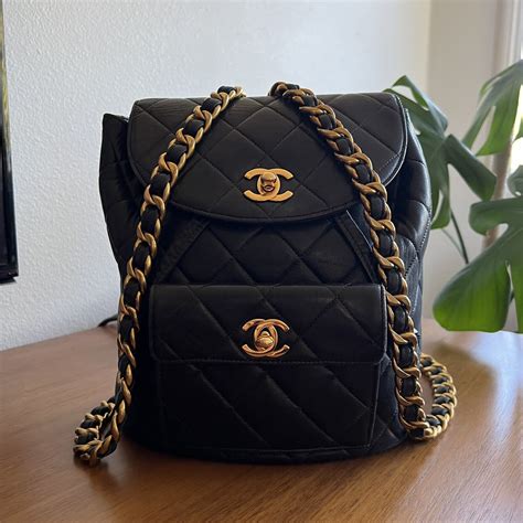 fake chanel backpack ebay|vintage chanel backpack price.